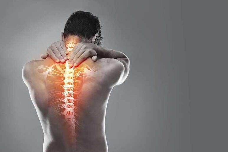 The cervical region osteochondrosis