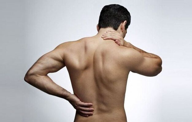 pain under the left shoulder blade that radiates to the lower back