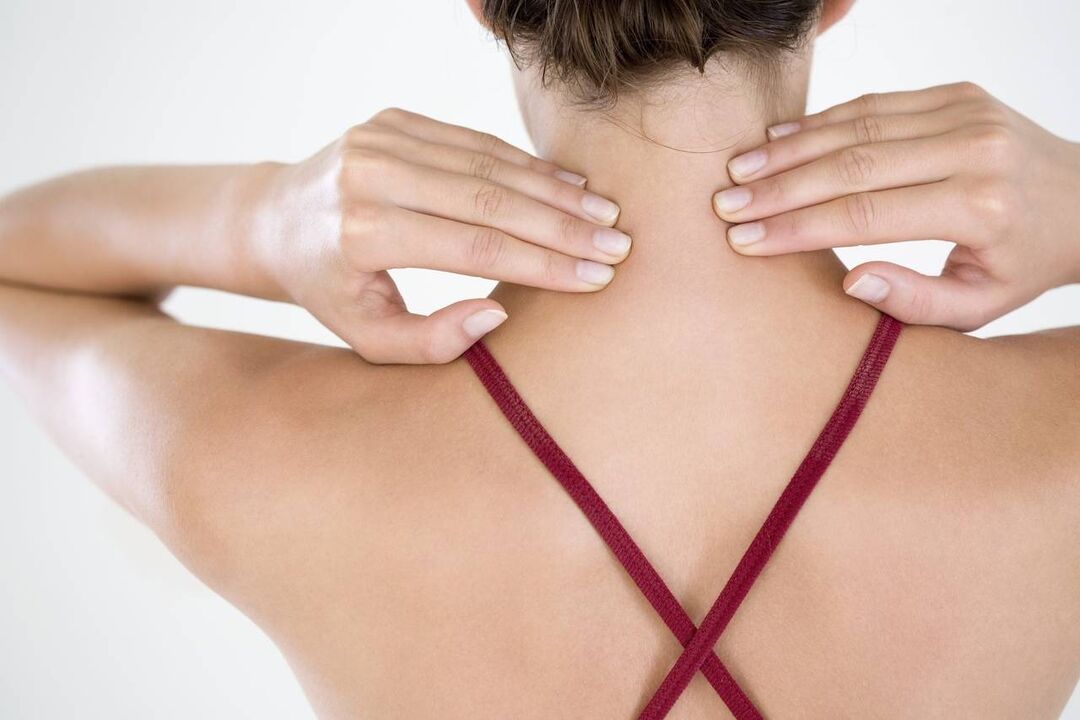 self-massage of the neck for osteochondrosis